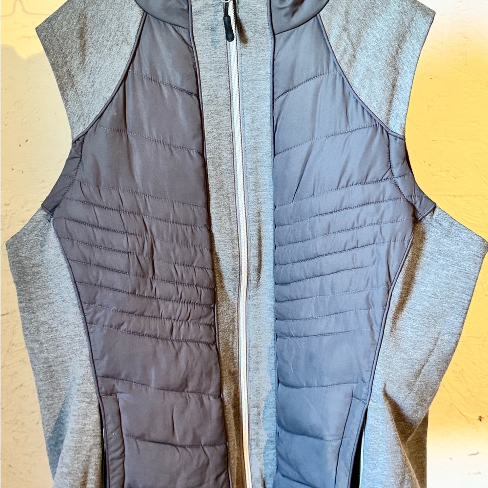Gray Quilted Women's Vest